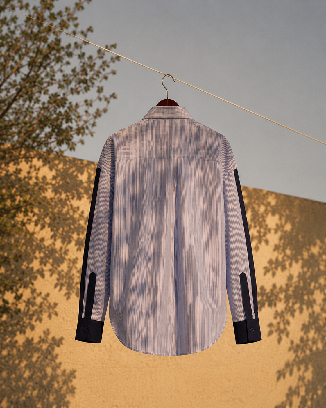 The Blue Stripe Shirt — Oversized Fit